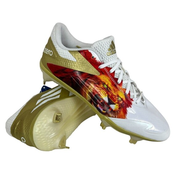 ADIDAS Men's Baseball Cleats  Mens 7  NWOB  Lion Adizero Afterburner Low  AQ7133 - Picture 1 of 11